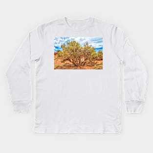 Juniper Tree, Capitol Reef National Park Kids Long Sleeve T-Shirt